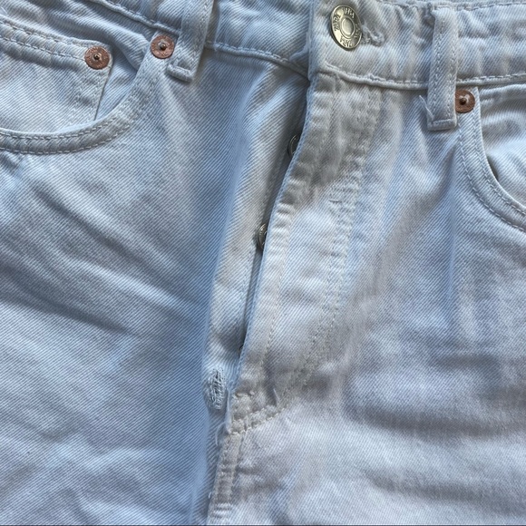 Zara straight leg jeans in white sz 4 - Picture 6 of 13